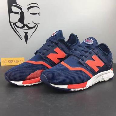 NB247 shoes navy red