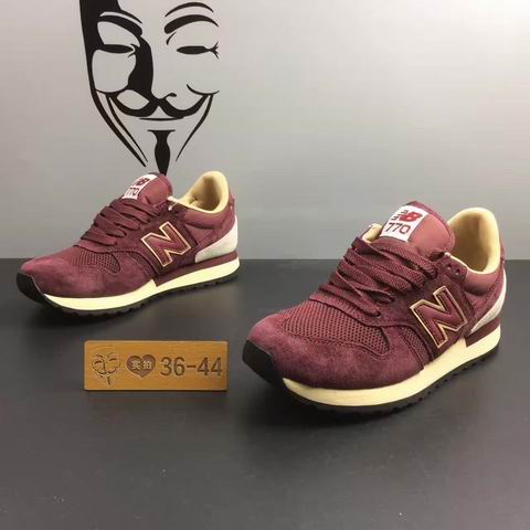 NB770 shoes wine red