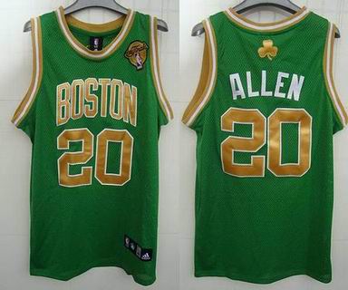 NBA Boston Celtics #20 Allen green jersey