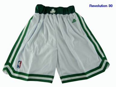 NBA Boston Celtics white shorts new Revolution 30