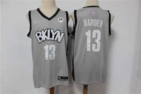 NBA Brooklyn Nets #13 HARDEN gray city edition jersey