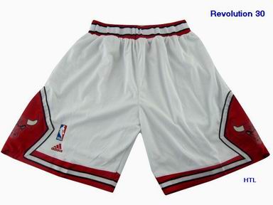 NBA Chicago Bulls white shorts New Revolution 30
