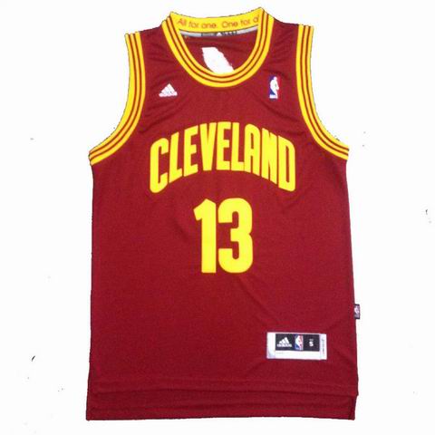 NBA Cleveland Cavaliers 13 Thompson red jersey