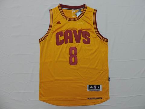 NBA Cleveland Cavaliers 8 Dellavedova yellow jersey