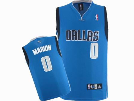 NBA Dallas Mavericks #0 Shawn Marion Baby Blue Jersey