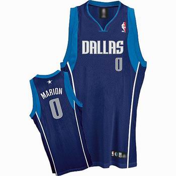 NBA Dallas Mavericks #0 Shawn Marion Dark Blue Jersey