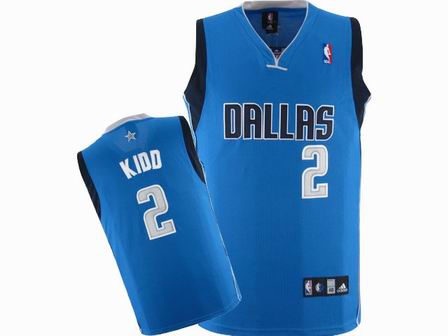 NBA Dallas Mavericks #2 Jason Kidd Baby Blue Jersey