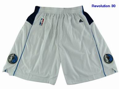 NBA Dallas Mavericks white shorts New Revolution 30