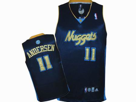NBA Denver Nuggets #11 Chris Andersen Dark Blue Jersey