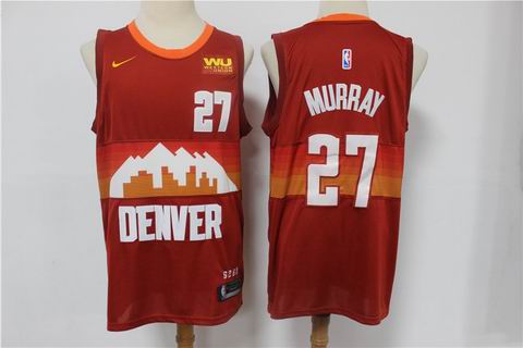NBA Denver Nuggets #27 MURRAY red city edition jersey