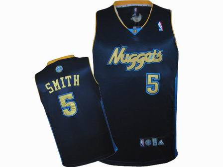 NBA Denver Nuggets #5 J.R. Smith dark blue Jersey