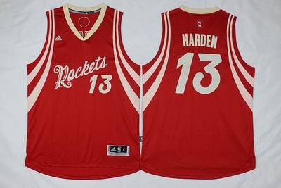 NBA Houston Rockets #13 Harden red christmas day jersey