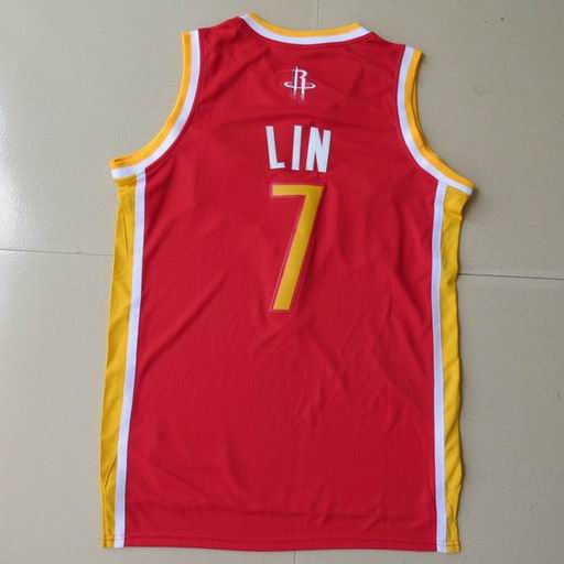 NBA Houston Rockets 7# Lin Red throwbck jersey