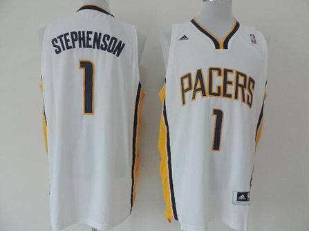 NBA Indiana Pacers 1 Stephenson white jersey