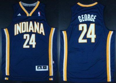 NBA Indiana Pacers 24 Paul George Blue Revolution 30 Swingman Jersey