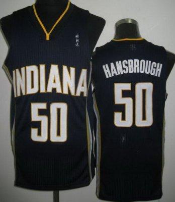 NBA Indiana Pacers 50 Tyler Hansbrough Blue Revolution 30 Jersey