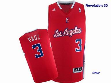 NBA Los Angeles Clippers 3 Chris Paul red Jersey Revolution 30