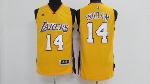NBA Los Angeles Lakers #14 Ingram yellow jersey