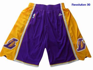 NBA Los Angeles Lakers white shorts new Revolution