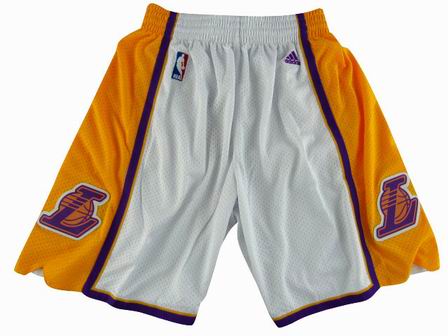 NBA Los Angeles Lakers white swingman shorts