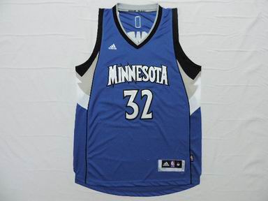 NBA Minnesota Timberwolves #32 Towns blue jersey