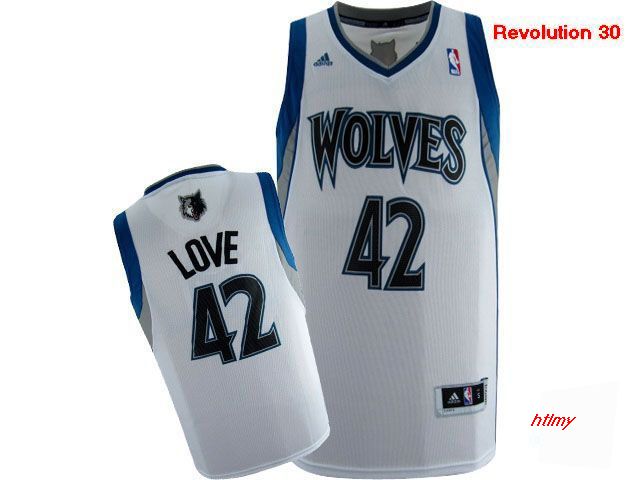 NBA Minnesota Timberwolves #42 Love white jersey New Revolution 30