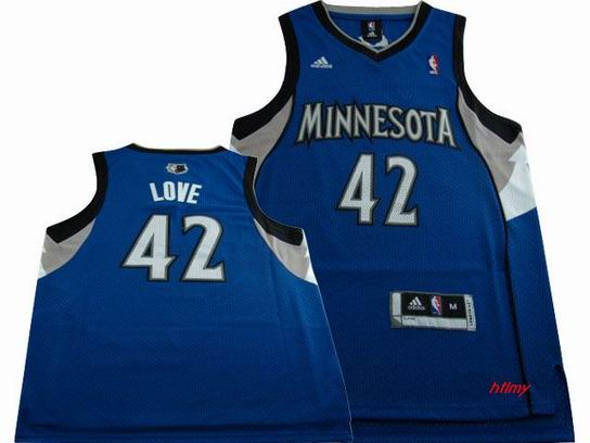 NBA Minnesota Timberwolves 42 Love blue jersey swingman