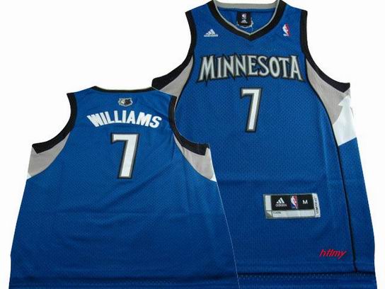 NBA Minnesota Timberwolves 7 Williams blue jersey swingman