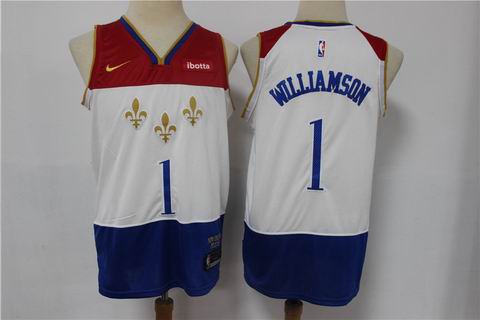NBA New Orleans Pelicans #1 WILLIAMSON white city edition