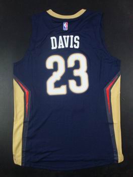 NBA New Orleans Pelicans #23 Anthony Davis New Swingman jersey navy blue