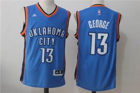 NBA Oklahoma City Thunder #13 GEORGE blue jersey