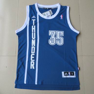 NBA Oklahoma City Thunder #35 Kevin Durant Blue Jersey