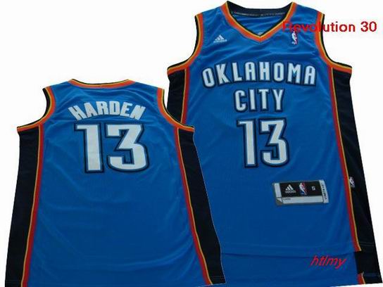 NBA Oklahoma City Thunder 13 Harden blue Jersey Revolution 30