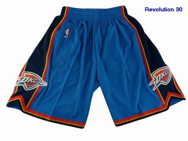 NBA Oklahoma City Thunder blue shorts new Revolution 30