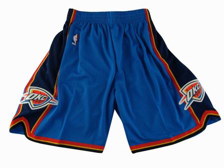 NBA Oklahoma City Thunder blue swingman shorts