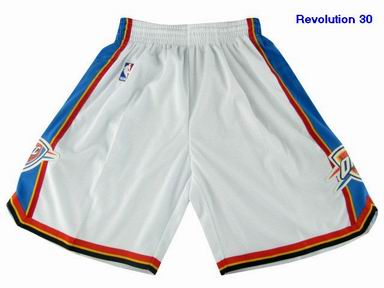 NBA Oklahoma City Thunder white shorts new Revolution 30