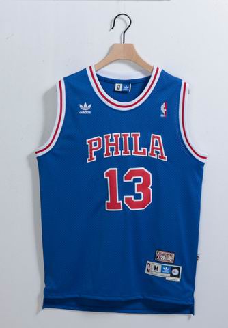 NBA Philadelphia 76ers #13 Chamberlain blue jersey