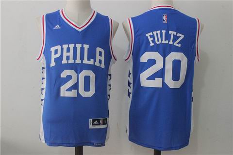 NBA Philadelphia 76ers #20 FULTZ blue jersey
