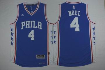 NBA Philadelphia 76ers #4 Noel blue jersey