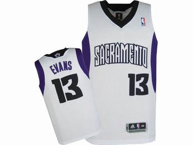 NBA Sacramento Kings #13 Tyreke Evans White Jersey