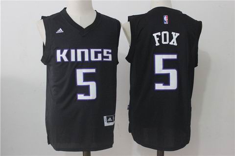 NBA Sacramento Kings #5 FOX black jersey