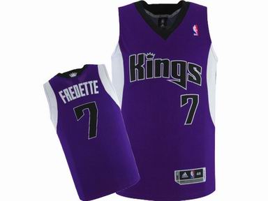 NBA Sacramento Kings #7 Fredette Purple Jersey