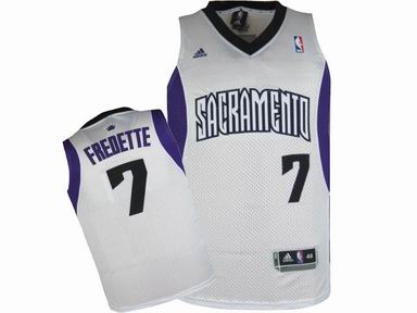 NBA Sacramento Kings #7 Fredette White Jersey Swingman