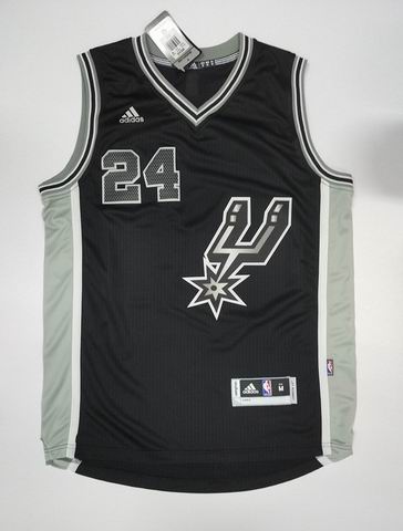 NBA San Antonio Spurs #24 Miller black jersey