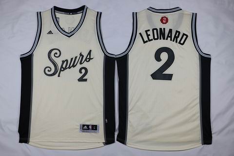 NBA San Antonio Spurs 2 Leonard white christmas day jersey