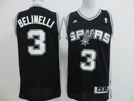 NBA San Antonio Spurs 3 Belinelli black jersey