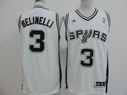 NBA San Antonio Spurs 3 Belinelli white jersey