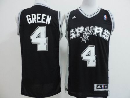 NBA San Antonio Spurs 4 Green black jersey