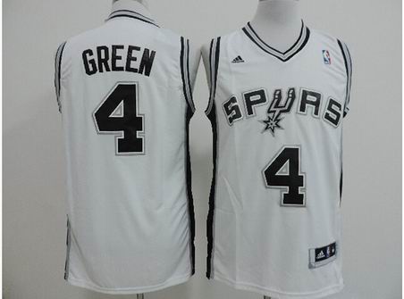 NBA San Antonio Spurs 4 Green white jersey