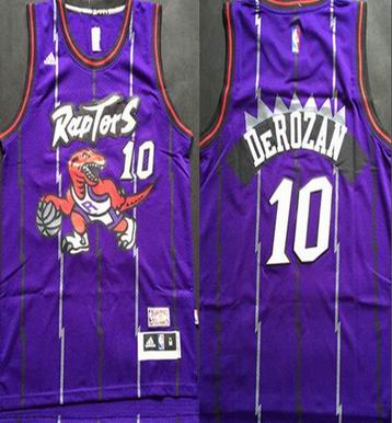 NBA Toronto Raptors #10 DeROZAN purple jersey